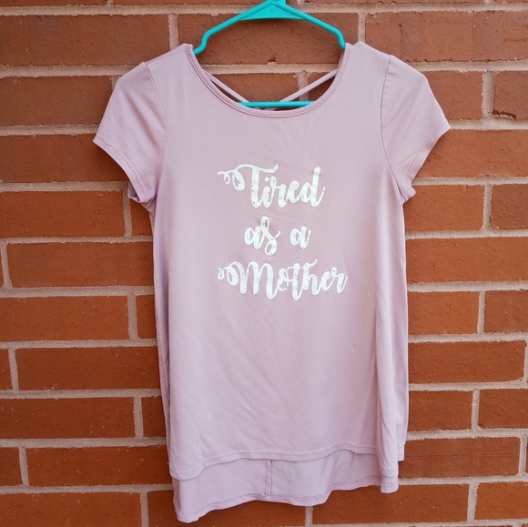 Francesca's- "Tired as a Mother" Short Sleeve - Picture 5 of 8